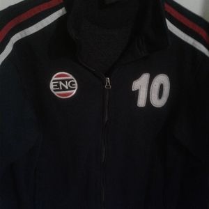 England Soccer Front Zip Sweatshirt #10